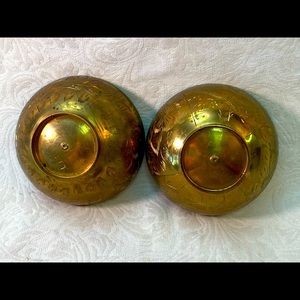 Solid brass bowls from Saudi Arabia